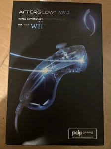 NEW PDP Afterglow Nunchuck Controller for NINTENDO WII WII U BLUE AW.2 PL7603 - Picture 1 of 4