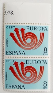 España Bloque de 2 Sellos Edifil 2126. Europa. - Imagen 1 de 2