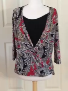 Top blusa donna Investments L grande manica 3/4 - Foto 1 di 6