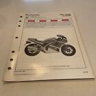 Original 1985 Honda VF1000R Motorcycle Set Up Instructions Dealer Manual