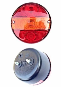2x Rund Rückleuchte Blinker Kennzeichenbeleuchtung ⌀140 Traktor LKW PKW Anhänger - Bild 1 von 12