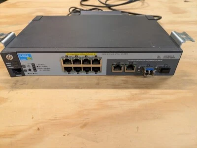 J9565A I HP 2615-8-PoE Switch + PSU + Shelf Bundle - Image 1 of 2