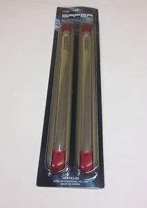 4 PC GOLD  SAFER FRONT REAR BUMPER GUARD SCRATCH CORNER PROTECTOR STRIP MOLDING  - Picture 1 of 9