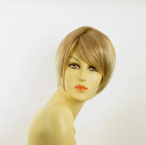 Perruque femme courte blond clair cuivré méché blond clair ALINE 27t613 - Imagen 1 de 9
