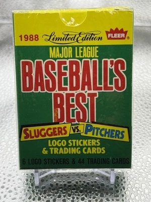 Fleer Baseball's Best Sluggers vs. Pitchers 1988 - Juego sellado de fábrica Foto 1 de 4