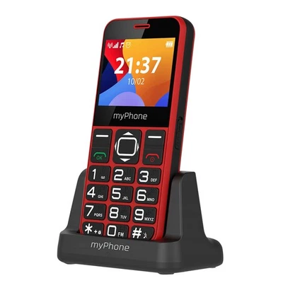 Telefono senior myPhone Halo 3 con stazione di radio FM tasto SOS rosso - Immagine 1 di 4