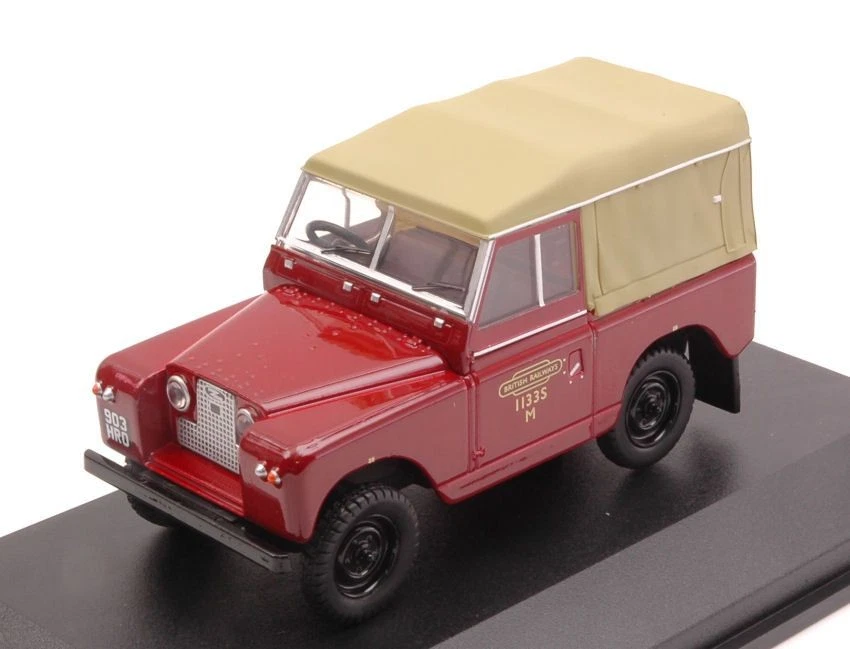 Oxford OXF43LR2S002 LAND ROVER SERIES II SWB BRITISH RAILWAYS 1:43 Modellino - Immagine 1 di 1