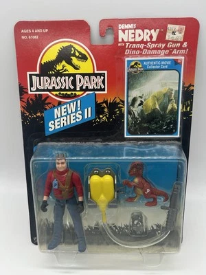 Kenner Jurassic Park Serie II 1993 sellado 2 Dennis Nedry con accesorios Foto 1 de 4