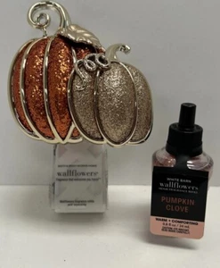 NEW Bath & Body Works Fall Sparkly/Glittery Pumpkins Wallflower Plug In W/ Scent - Picture 1 of 3