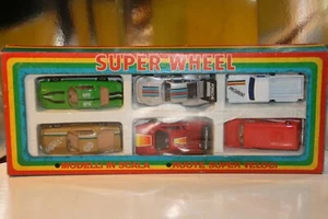 Gift set 6 modelli Lamborghini Porsche Chevrolet scala Majorette Hot Wheels - Imagen 1 de 3