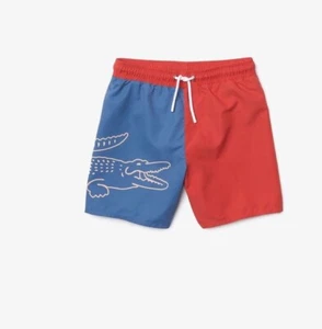 BAÑADOR LACOSTE HOMBRE ESTAMPADO COCODRILO BICOLOR TALLA PEQUEÑA - Imagen 1 de 2