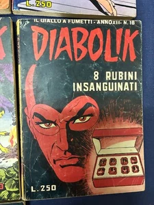 DIABOLIK anno XIII n. 18 BUONO 1974 - 8 RUBINI INSANGUINATI - Imagen 1 de 10