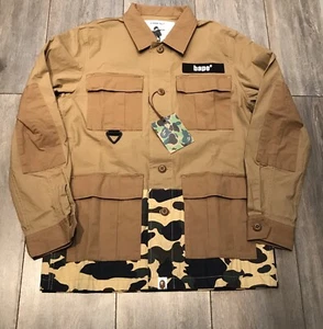 Brand New A Bathing Ape Bape Overshirt Size S  - Picture 1 of 4