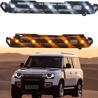 Se adapta a Land Rover Defender OCTA 2020-2025 luz LED DRL parrilla delantera Foto 1 de 4