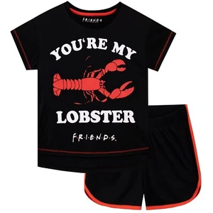 Friends Pyjamas for Girls | You're My Lobster Pyjama Set | Girls Nightwear - Picture 1 of 4