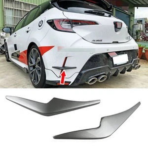 Painted 1F7 For TOYOTA Corolla Auris 5D Hatchback Rear Flaps Canards 2PCS 19-21 - Picture 1 of 10