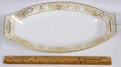 Bola de Navidad Nippon 2 asas tazón para servir o apio radios azules sello trasero Foto 1 de 4