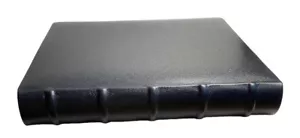 ASPREY London Saddle Leather Hanover Black Photo Album NIB - Picture 1 of 22