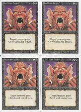 MTG: HOWL FROM BEYOND Revised (3rd) Edition COMMON; played, Excellent x4