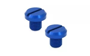 KTM 125 200 390 790 1090 1190 Paar blauer Motorradspiegel Blindstecker - Bild 1 von 4