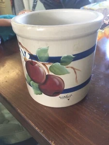 Robinson Ransbottom High Jar 2 qt made in Roseville Ohio - SIGNED VERDIER - Picture 1 of 5