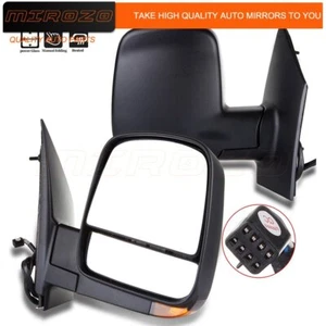 For 2008-2017 Express Savana Van Side Power Heated Signal Dual Mirrors Glass - Picture 1 of 12