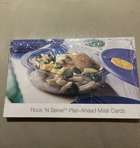 Tupperware Rock N Serve Plan-Ahead Essenskarten 10er-Pack versiegelt Neu aus altem Lagerbestand - Bild 1 von 2