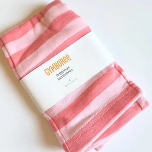 Gymboree Girls 5 Snowflake Glamour Pink Striped Leggings NWT Vintage - Picture 1 of 2
