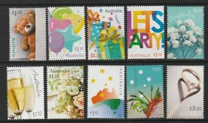 AUSTRALIA 2020 - JOYFUL OCCASIONS set of 10 NEW VALUES MNH including $2.20 . - Picture 1 of 1