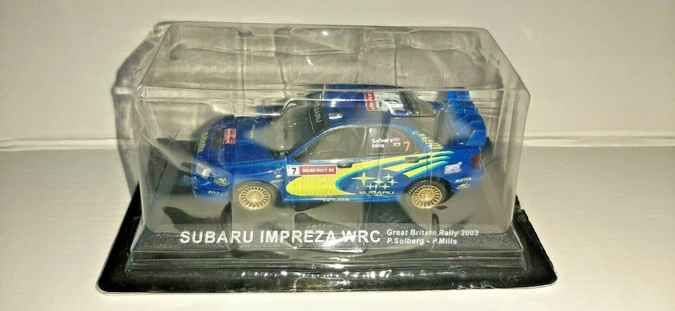 SUBARU IMPREZA WRC GREAT BRITAIN RALLY 2003 DE AGOSTINI SCALA 1:43 - Immagine 1 di 1