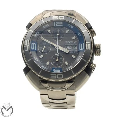 Reloj Cronógrafo Sector Shark Master Titanium R3243678023 Automático ETA Foto 1 de 4