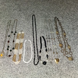 Lote De 9 Collares Joyería - Imagen 1 de 7