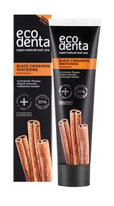 Ecodenta Schwarz Zimt Bleaching Zahnpasta ohne Fluorid 100ml - Bild 1 von 2