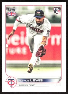 2022 8445B Topps UK Edition Royce Lewis Rookie Minnesota Twins #137 - Image 1 of 2
