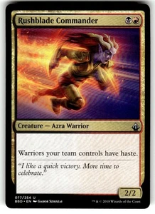 Rushblade Commander Battlebond Regular MTG - Picture 1 of 2