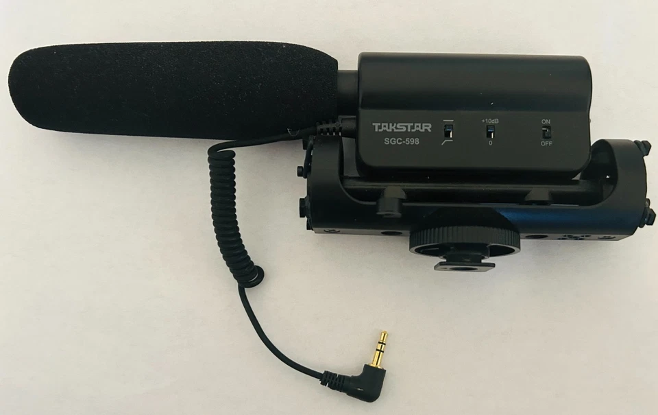 Micrófono micrófono escopeta entrevista fotografía TAKSTAR SGC-598 --- para Nikon Canon Foto 1 de 1