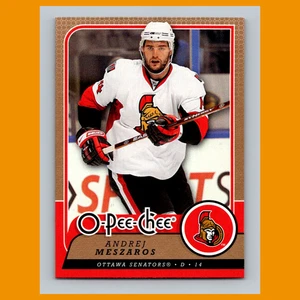 Tarjeta de hockey Andrej Meszaros #138 2008-09 O-Pee-Chee Ottawa Senators NHL - Imagen 1 de 3