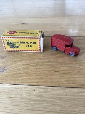 VINTAGE BUDGIE Nº 11 Royal Mail Van Vehículo Móvil Serie Caja Parcial Foto 1 de 4