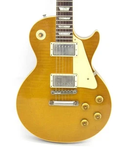 Gibson Custom Shop 1958 Les Paul Standard Reissue Lemon Drop Hard Rock Maple - Picture 1 of 10
