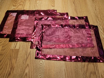 Ikea Placemats Lot Of 4 Nice Sheer Fiesta - Image 1 of 4