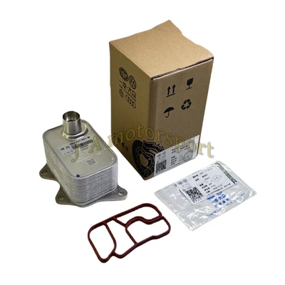 Oil Cooler W/ Gakset For VW EOS Tiguan Audi TT A8 Q3 Q5 2.0 06J117021M Foto 1 de 4