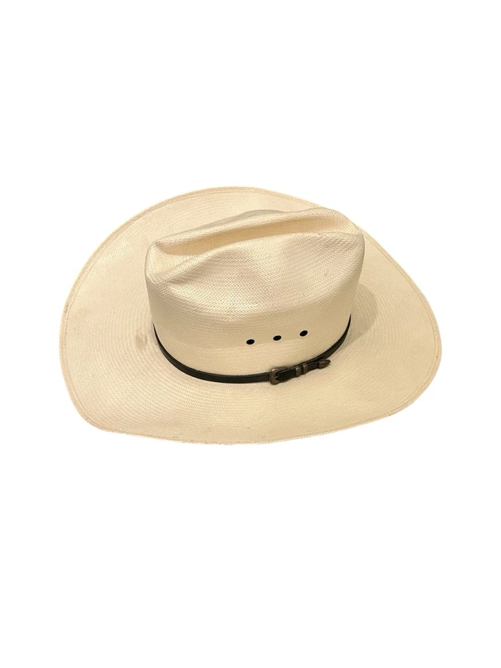 CHAPÉU DE COWBOY RESISTOL PALHA TAMANHO 7 1/8 - Imagem 1 de 4