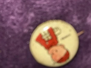 KELLOG'S 1945 vintage PEP pin "HERBY" W free shipping - Bild 1 von 3
