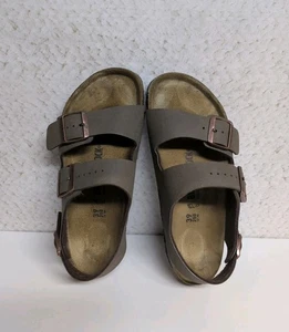 Birkenstock Sandalen Milano Rückenriemen Mokka Braun Größe 39 US Damen 8 - Bild 1 von 19