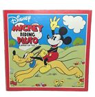 Schylling Disney's Mickey Mouse Riding Pluto Wind Up Collectible Toy NIB