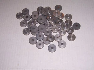 2 pcs Flight Helmet Microphone Mic Bracket Nut silver knobs - Picture 1 of 4