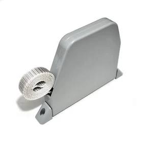 Mini Belt Winder Grey Swivel-Mounted Surface Roll-Up Roller Webbing - Picture 1 of 5