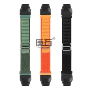 Cinturino orologio nylon per bracciale Casio GBD-H1000 nero/verde/arancione - Foto 1 di 7