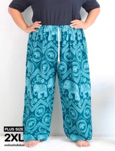 New Plus Size Ladies Harem Pants Baggy Bohemian Boho Hippie Yoga Trousers DSP - Picture 1 of 3