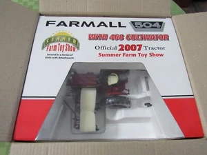 SPECCAST 1/16 2007 SUMMER TOY SHOW FARMALL 504 W/468 CULTIVATOR - NIB/SHIPPING - Picture 1 of 13